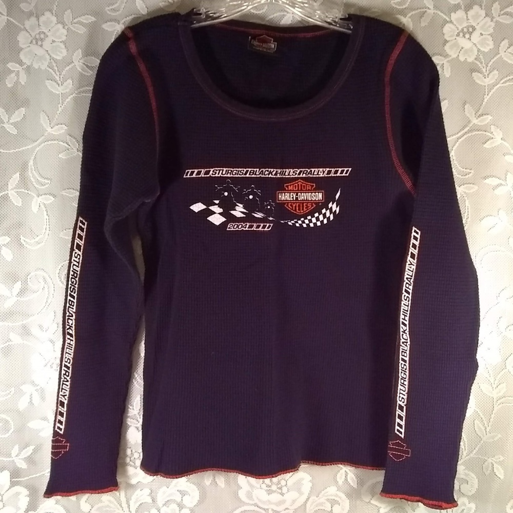 Harley Davidson 2004 Sturgis Black Thermal Shirt